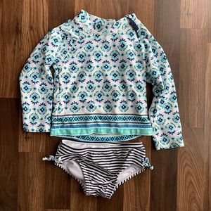 Rash guard 2 piece 24 months